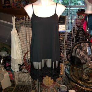 Spaghetti Strap Lace Tank Vintage Boho NWT top